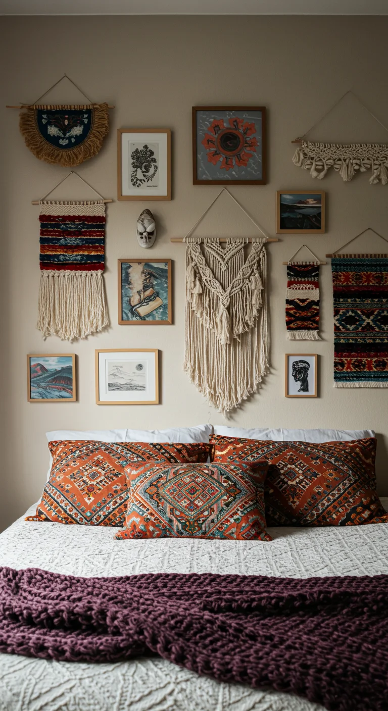 5. Artistic Wall Hangings: Statement Pieces for Your Sanctuary