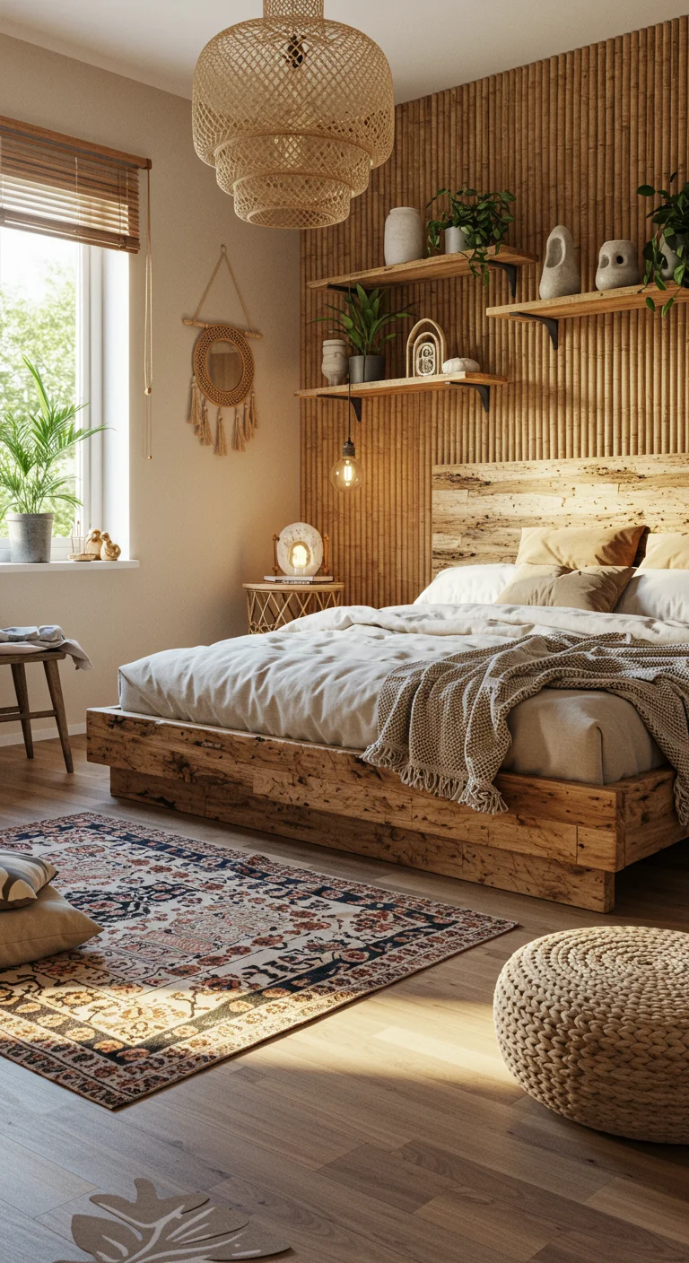 13. Natural Materials: Embracing Wood, Stone, and Bamboo