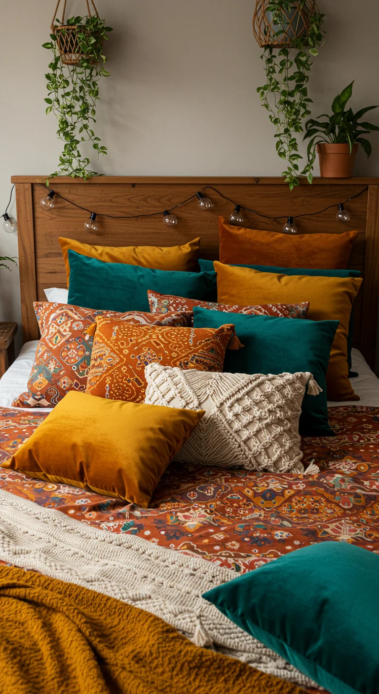 27. Throw Pillows: Layering Comfort with Color and Texture