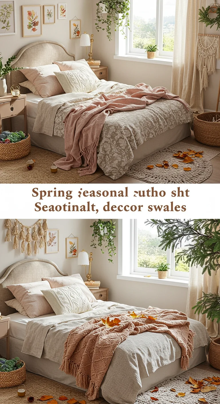32. Seasonal Decor Swaps: Refreshing Your Space Year-Round
