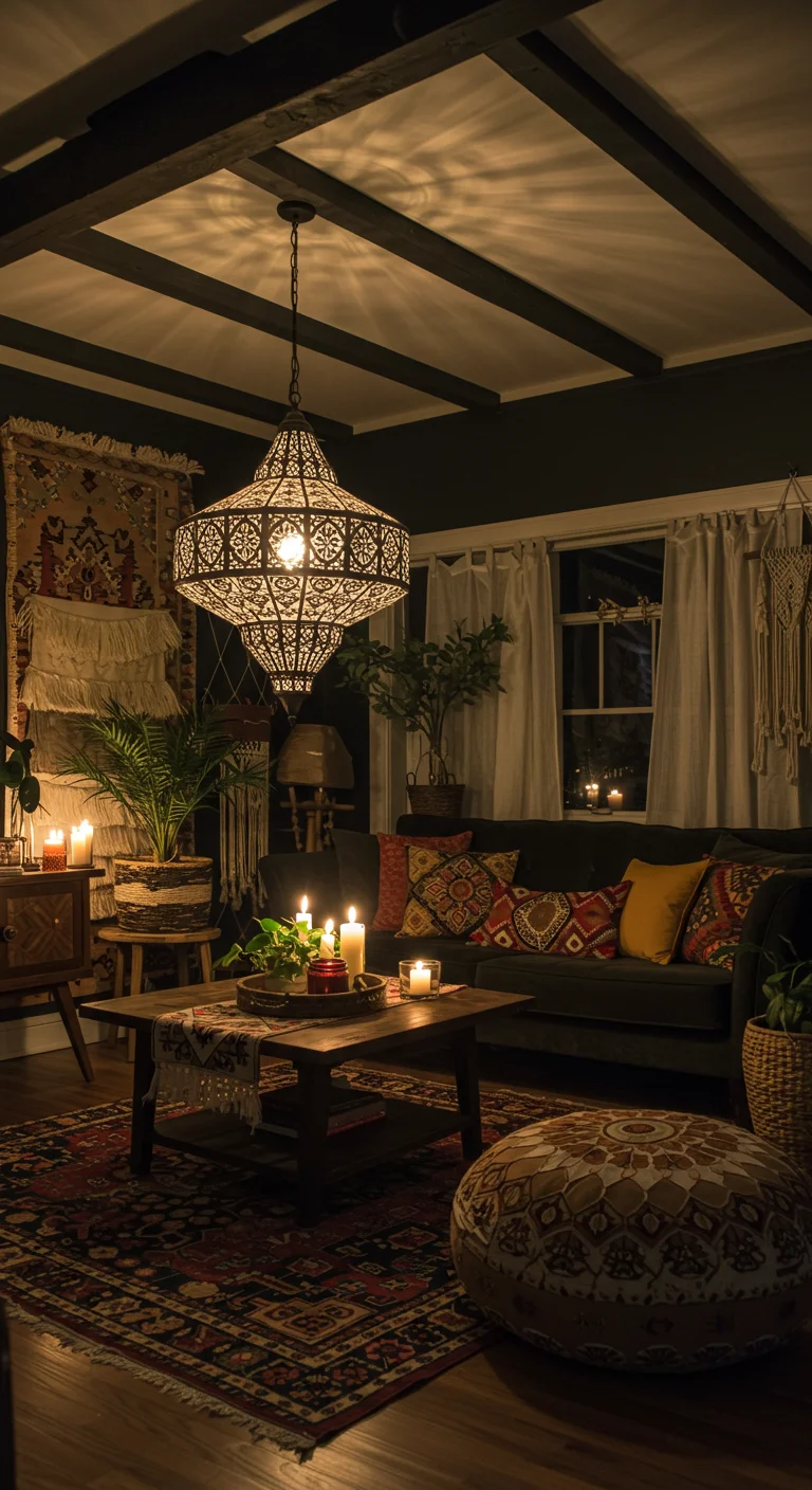 4. Moody Lighting: Creating Ambiance with Statement Fixtures