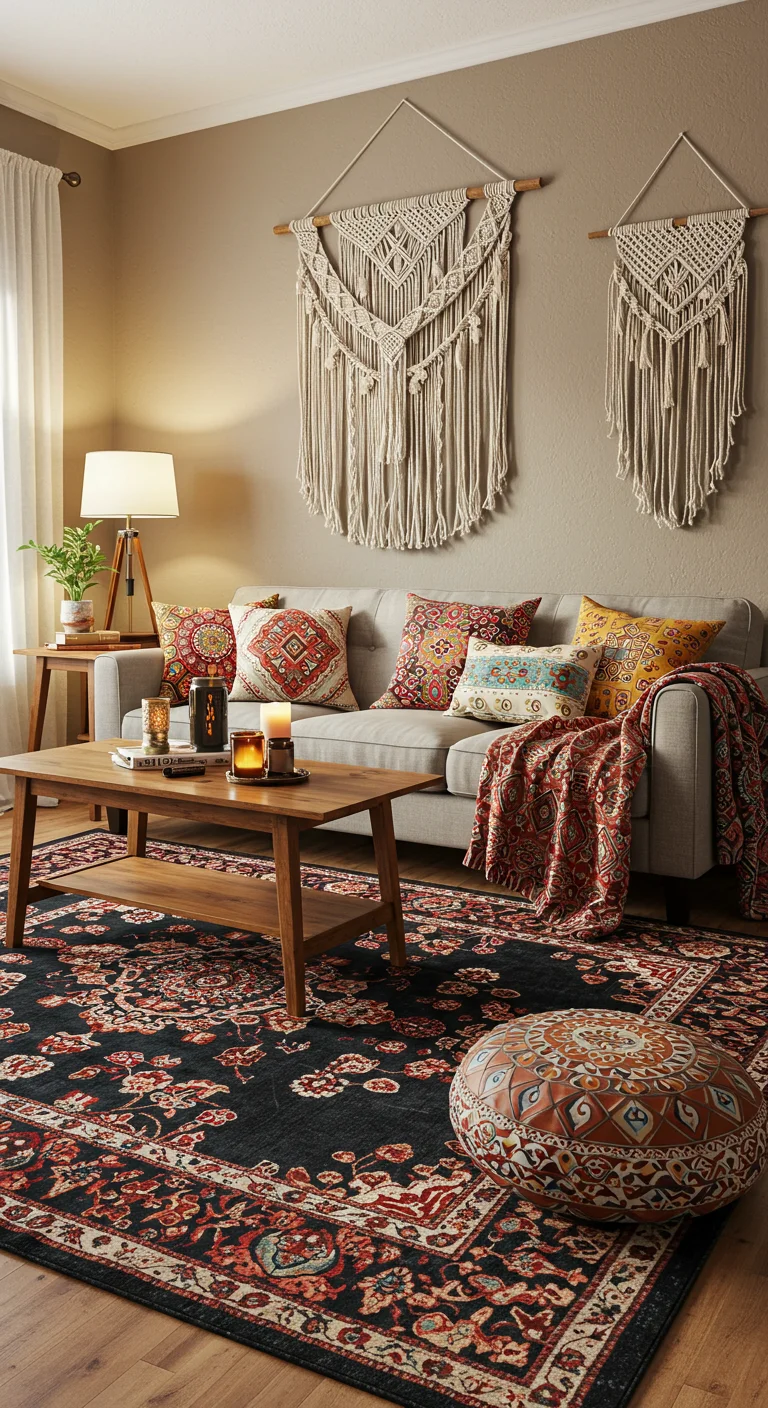 16. Boho Chic: Mixing Patterns Like a Pro
