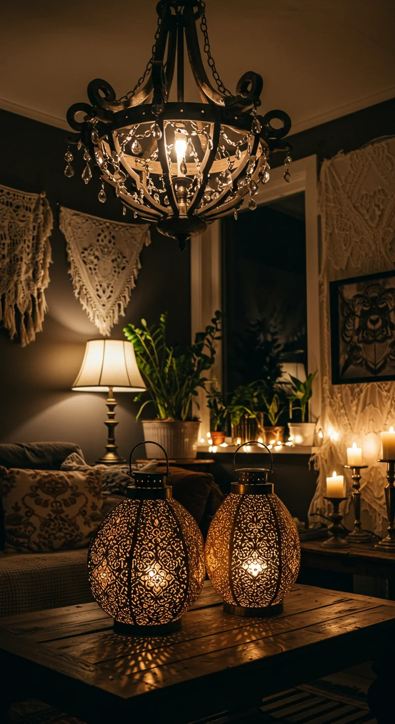 29. Bohemian Lighting: Chandeliers, Lanterns, and More