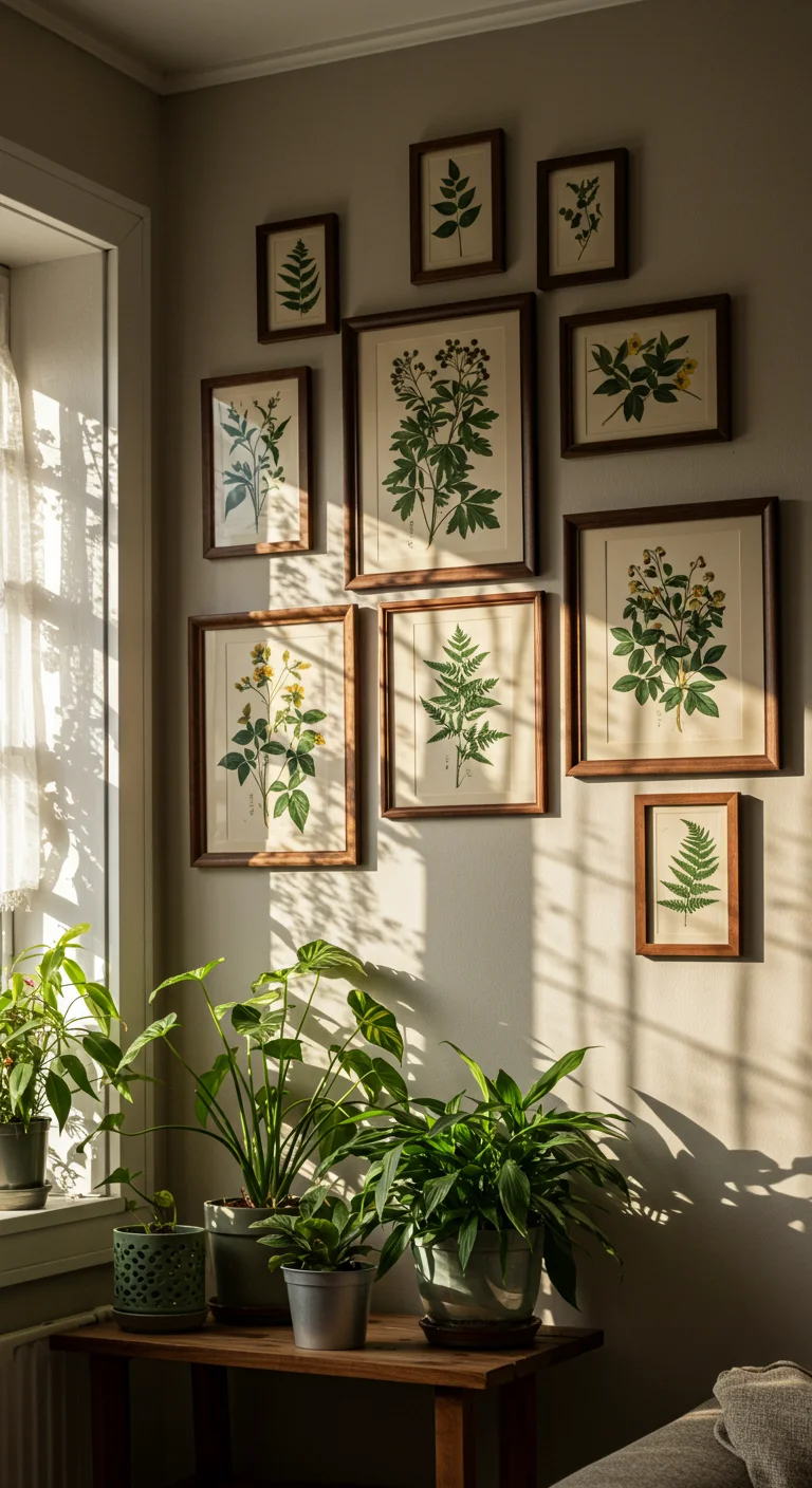 4. Nature’s Touch: Botanical Prints and Greenery
