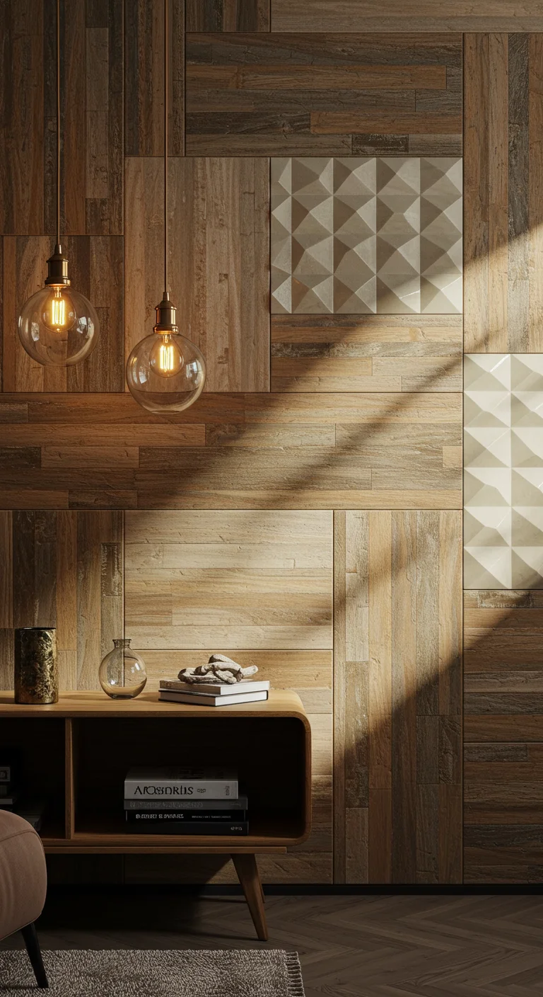19. Textured Panels: Adding Dimension to Your Walls