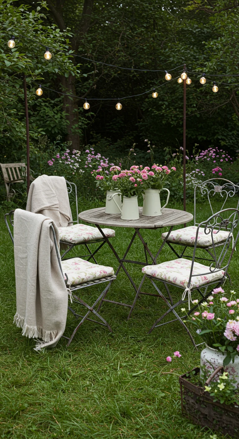 2. Vintage Garden Furniture: Timeless Charm
