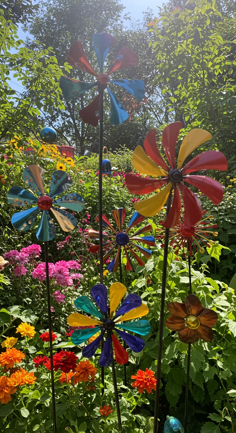 24. Handcrafted Wind Spinners: Dance of the Breezes