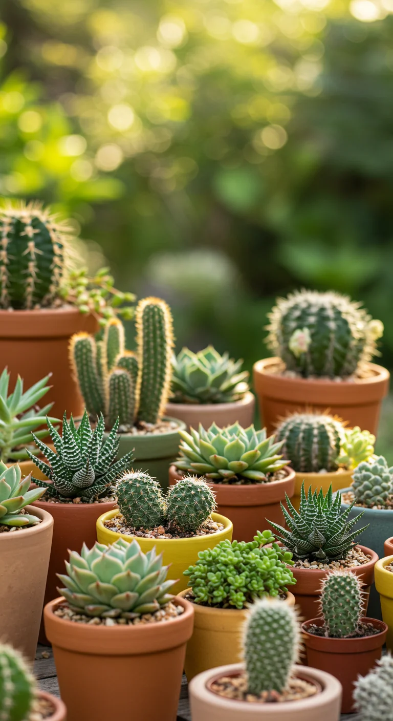 26. Vibrant Succulent Displays: Low-Maintenance Beauty