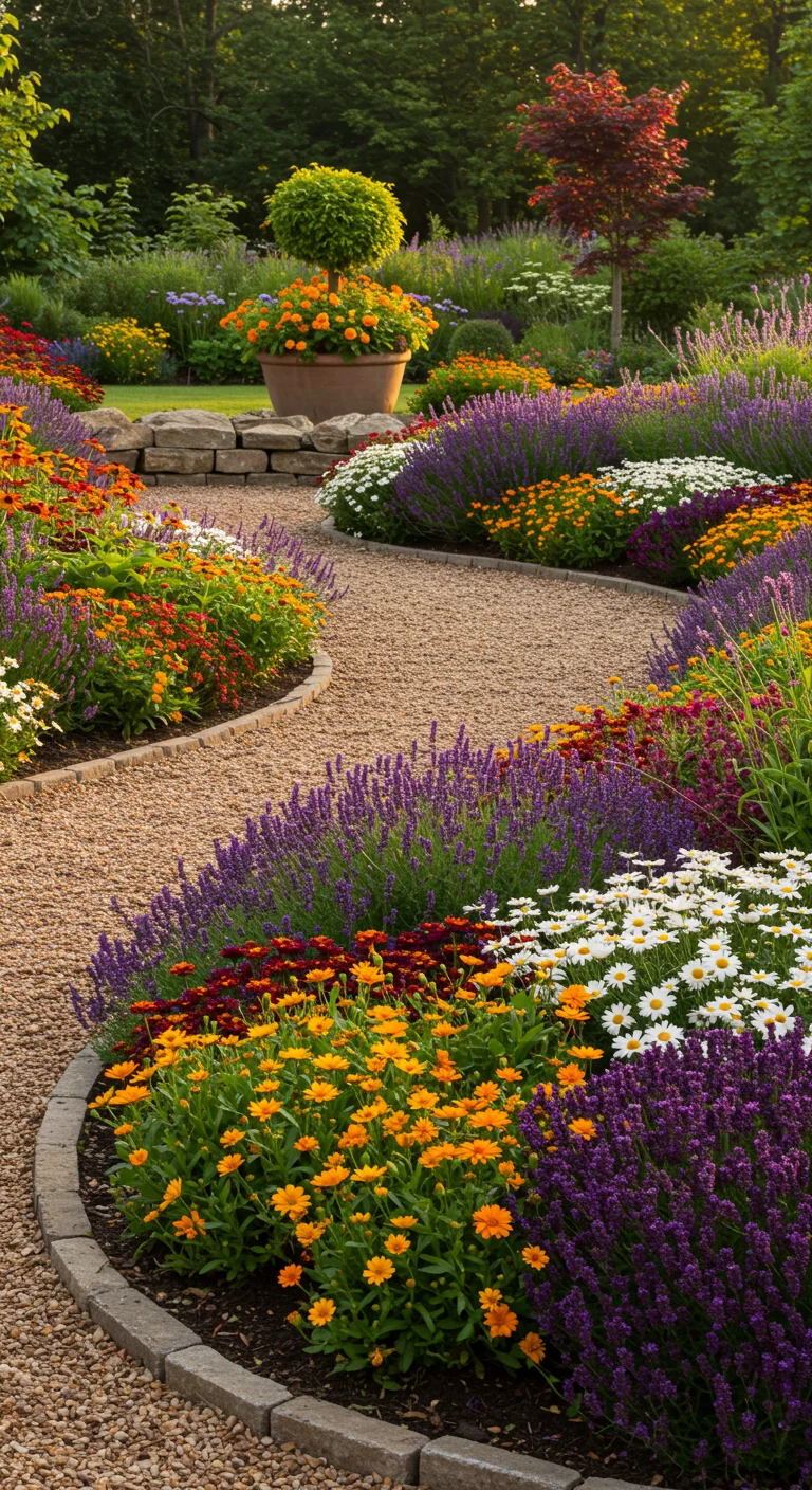 31. Floral Garden Borders: Frame Your Floral Masterpiece