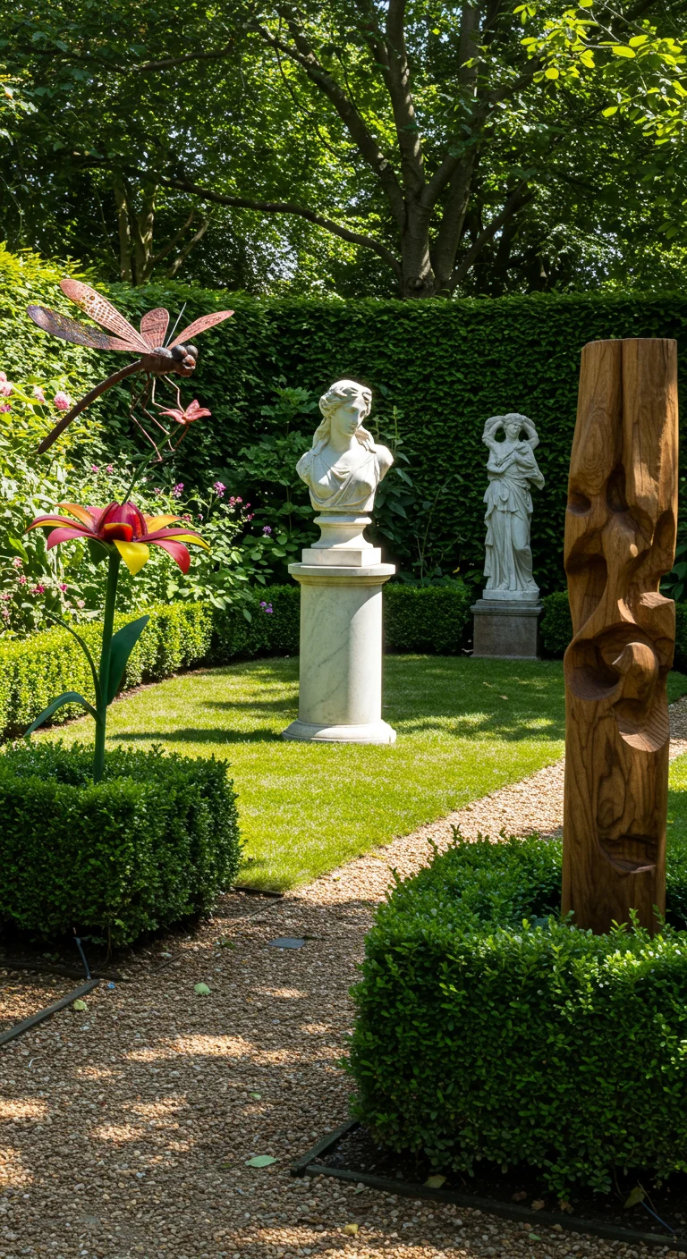 37. Garden Sculptures: Captivating Conversations Starters