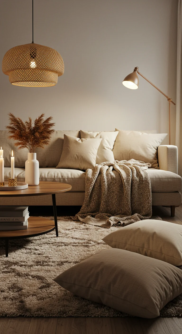 7. Cozy Textiles: Layering for Comfort