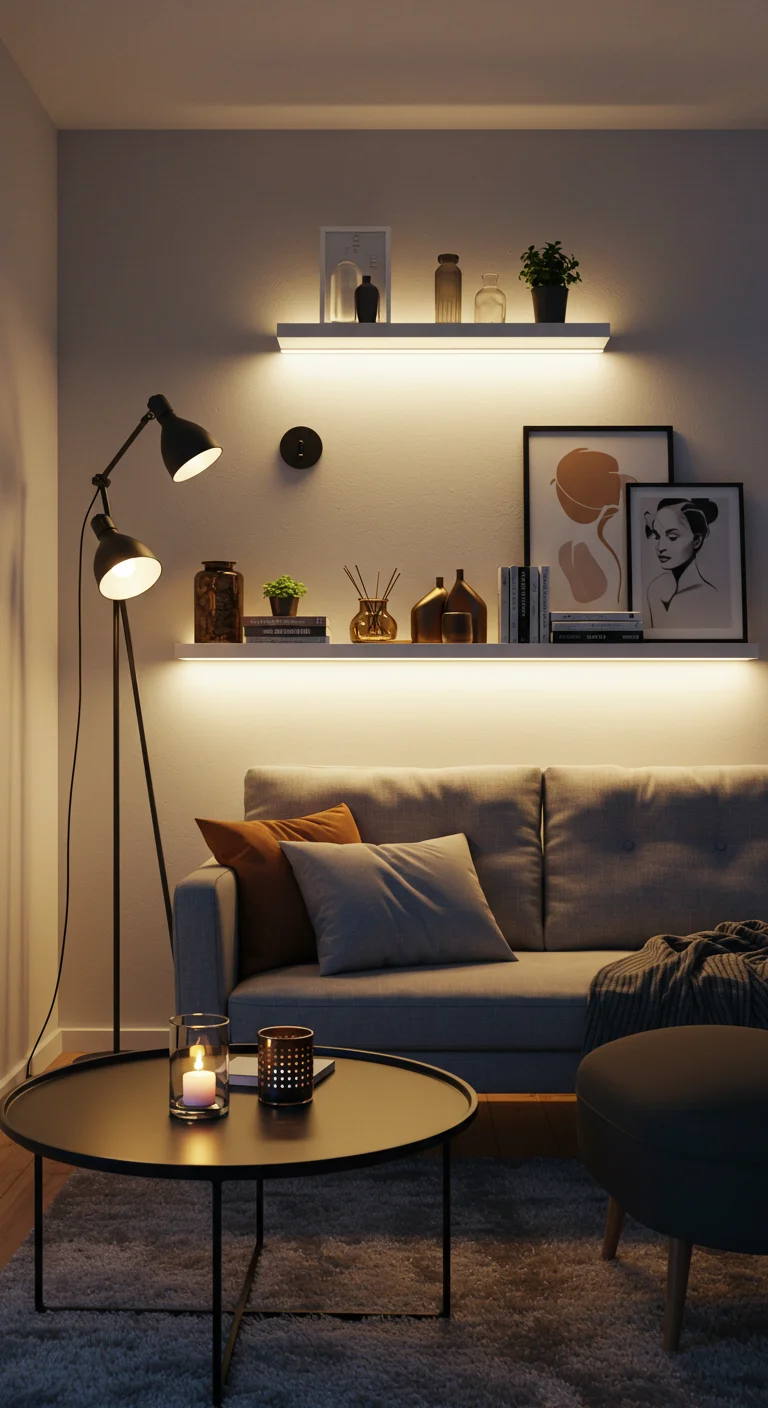 8. Smart Lighting: Create Ambiance and Illusion