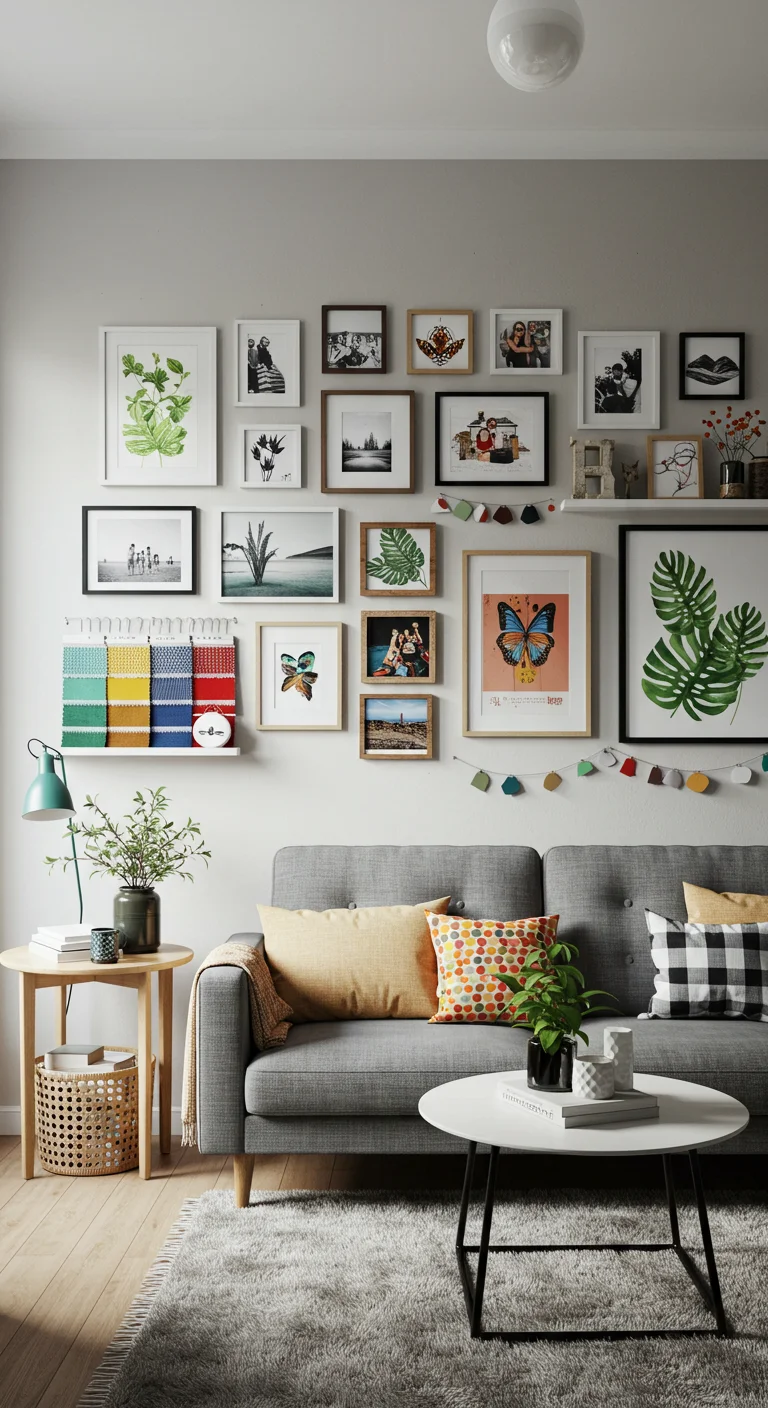13. Creative Wall Art: Personalize Without Clutter