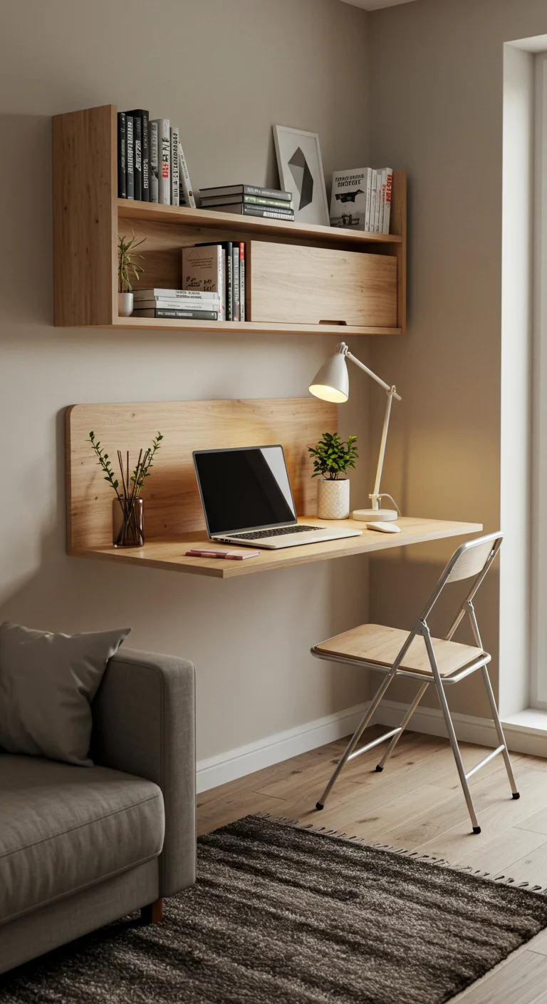 15. Floating Desks: Work Smart in Small Spaces