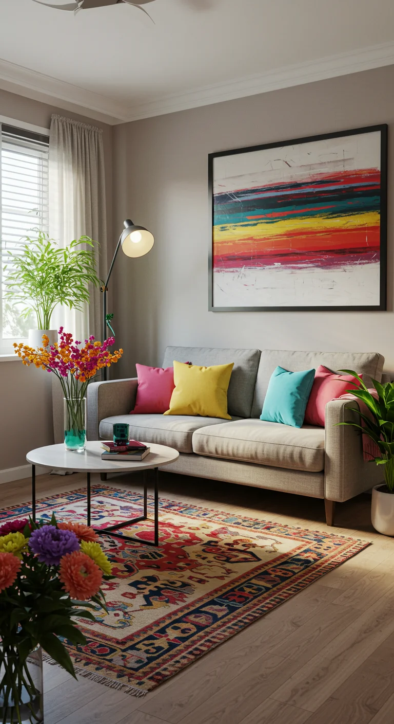 16. Colorful Accents: Pops of Personality