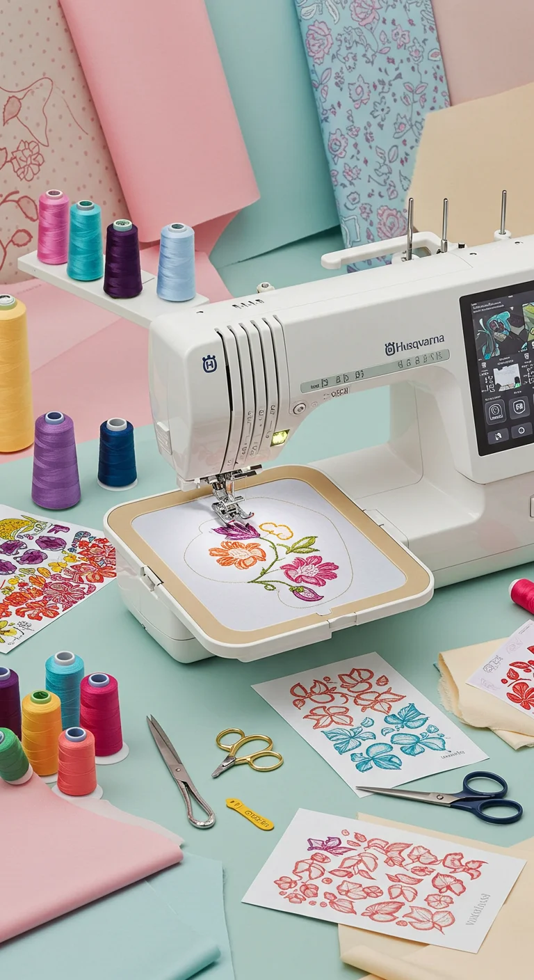 9. Husqvarna Viking Designer Jade 35: Innovation in Every Stitch