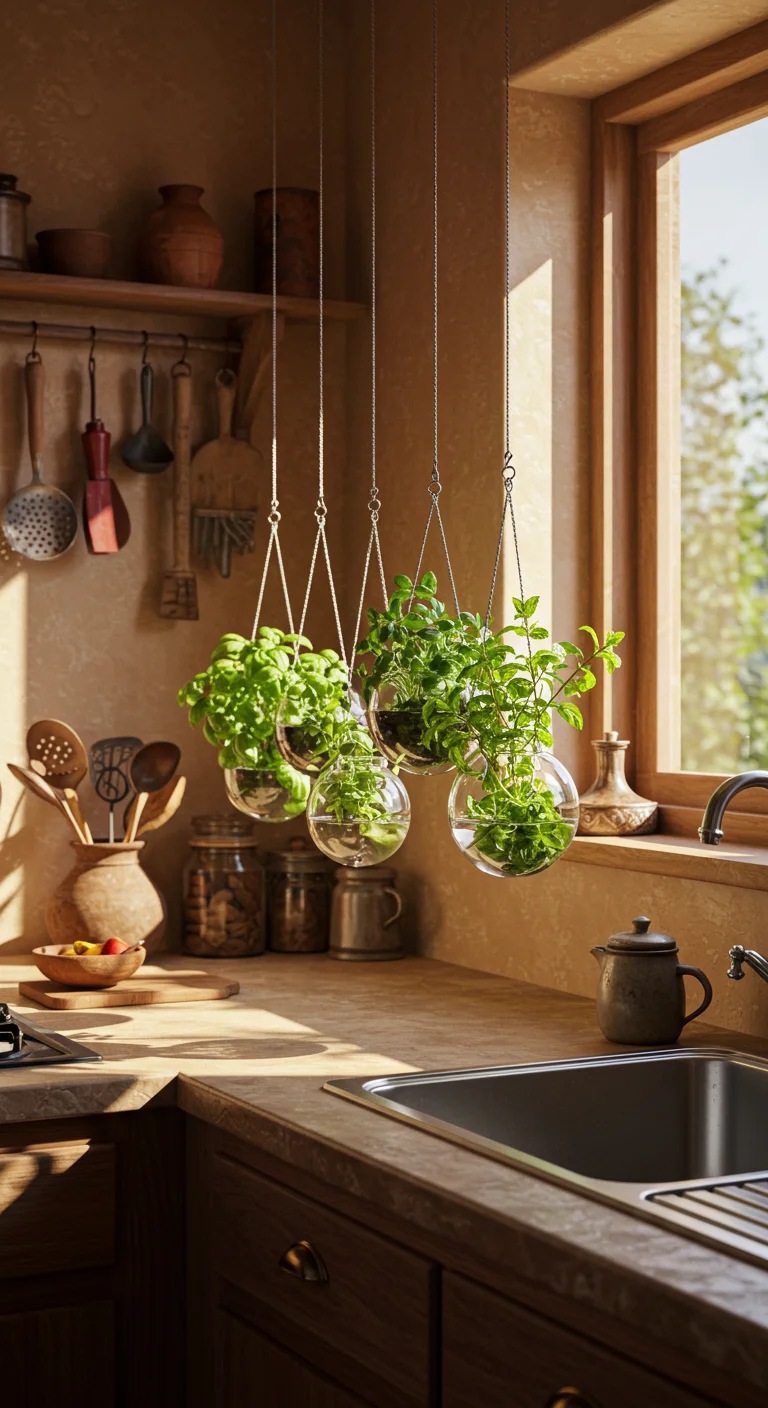 16. Floating Herbs: Functional and Beautiful Greenery