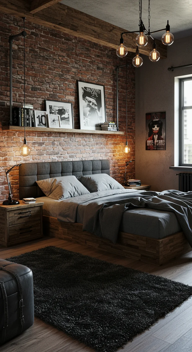 1. Industrial Chic: Embrace Raw Elements