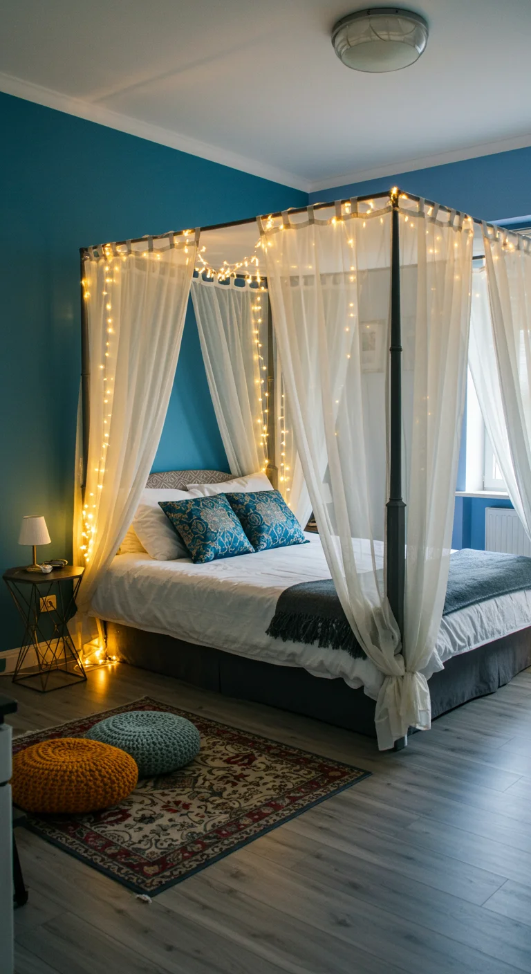 13. Dreamy Canopy Beds: A Touch of Romance