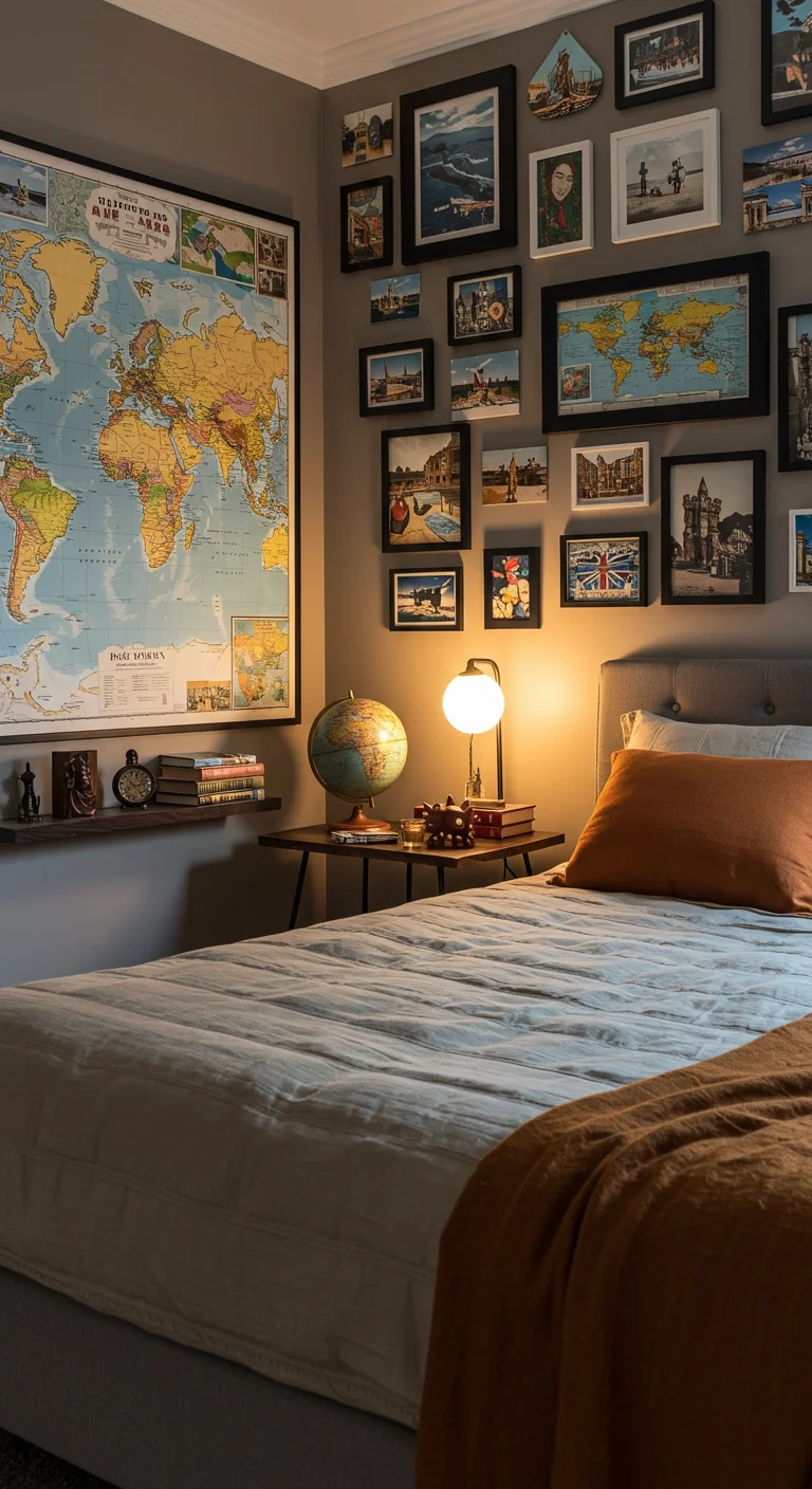 20. Travel-Inspired Decor: Memories on Display