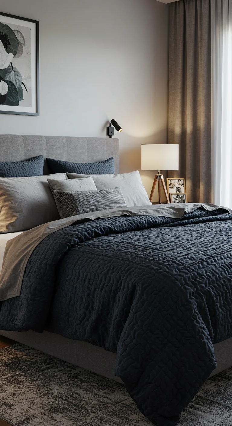 25. Layered Bedding: Comfort Meets Style