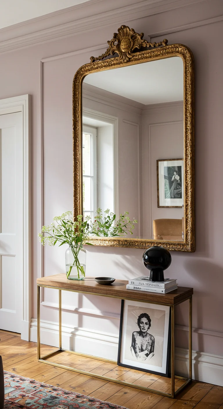 1. Reflective Elegance: Large Statement Mirrors