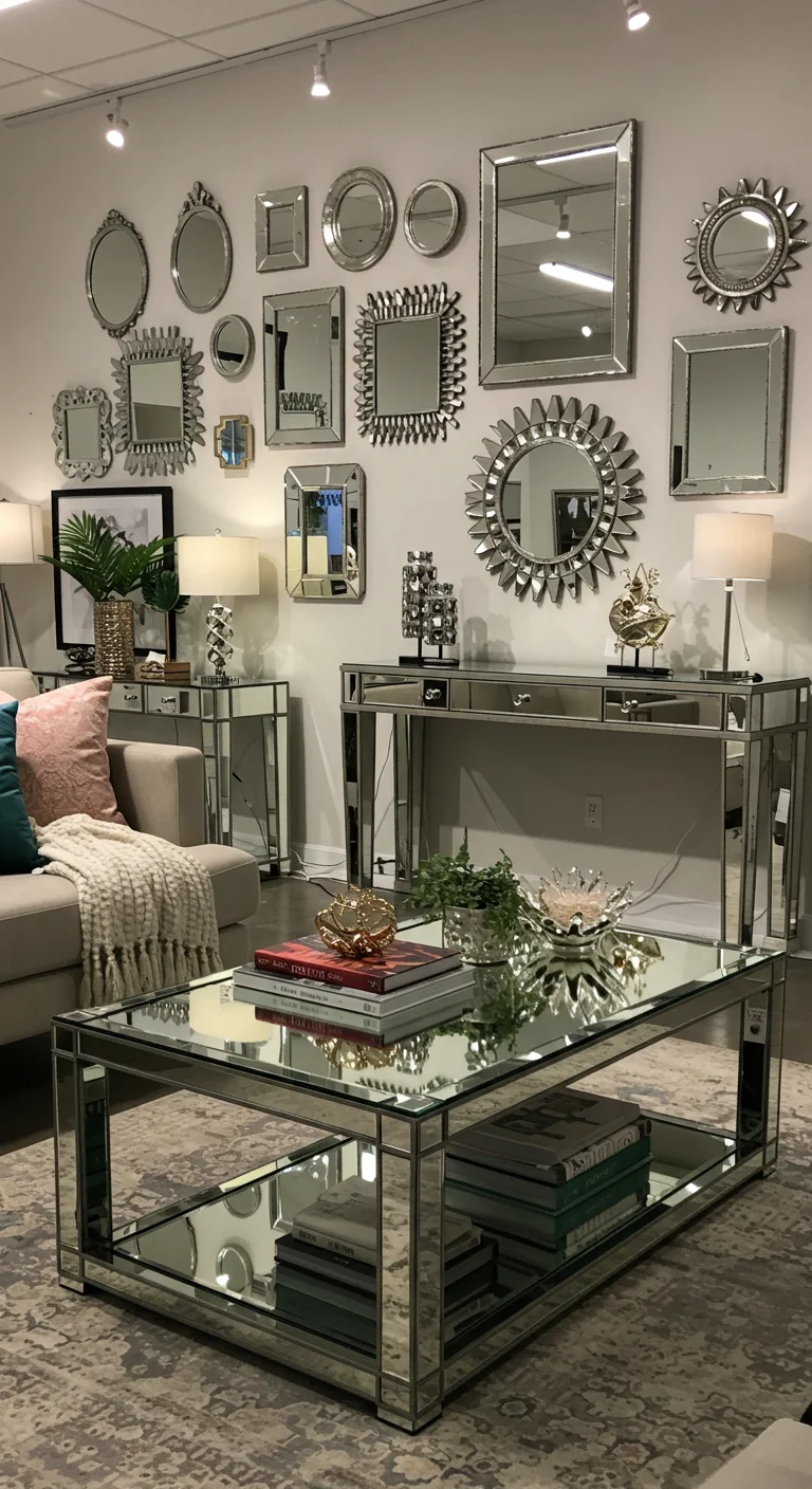 6. Multi-Functional Magic: Mirrors as Furniture