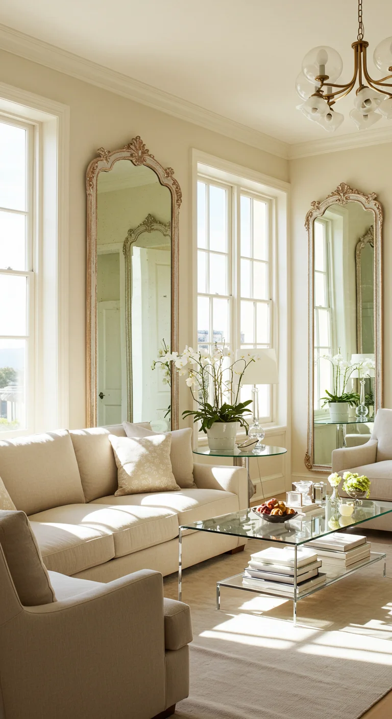 7. Light and Bright: Mirrors to Enhance Natural Light