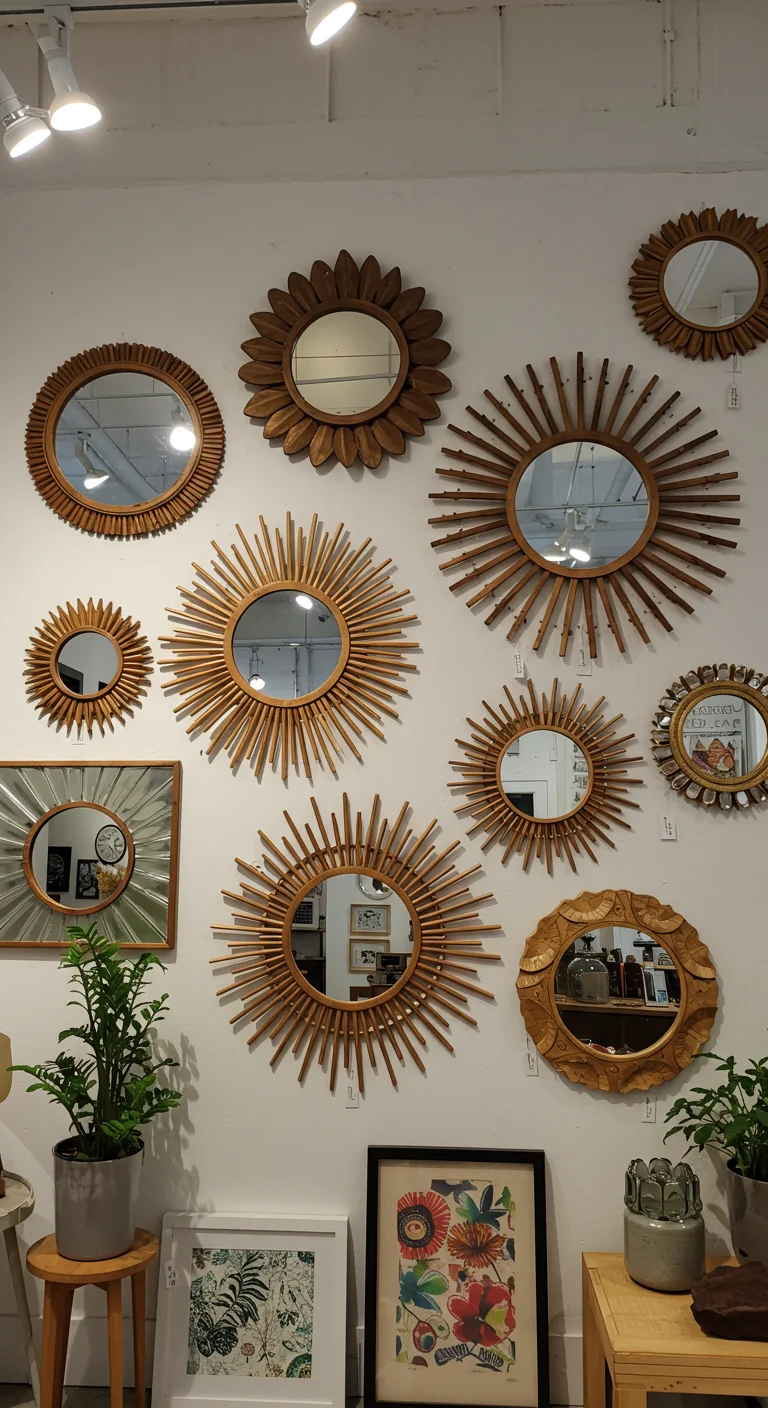 9. Artistic Flair: Mirrors with Unique Designs