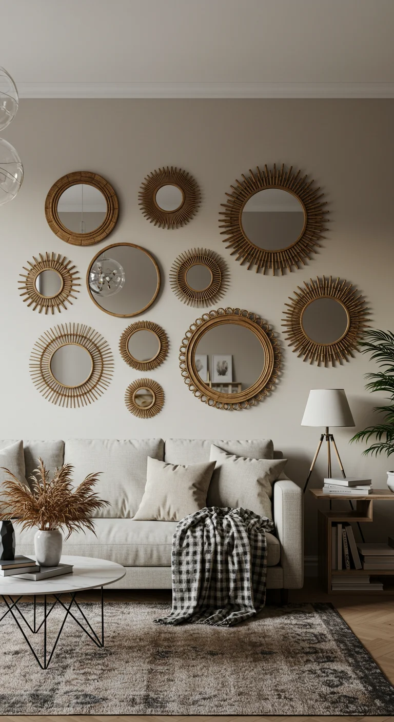 10. Round Up: The Charm of Circular Mirrors