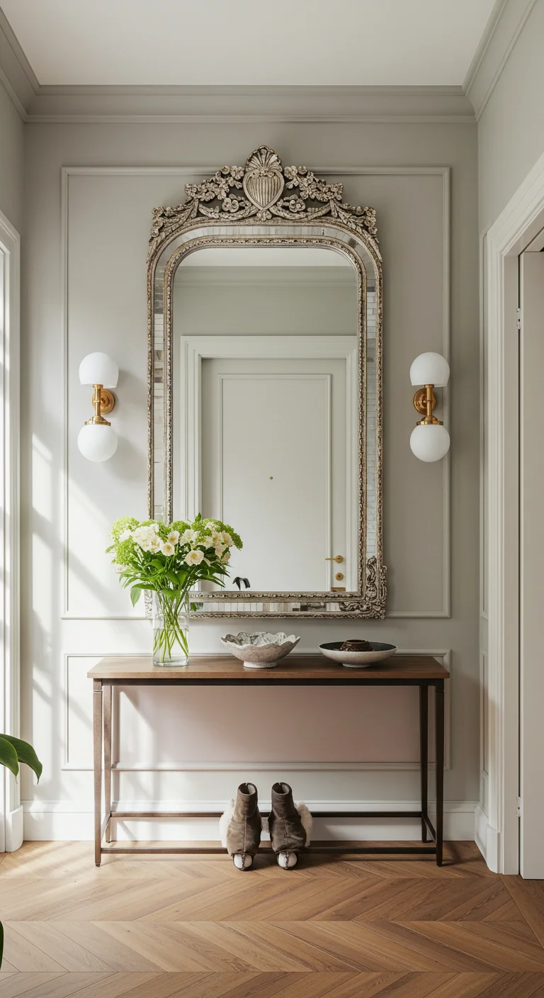 16. Reflecting Style: Mirrors in the Entryway