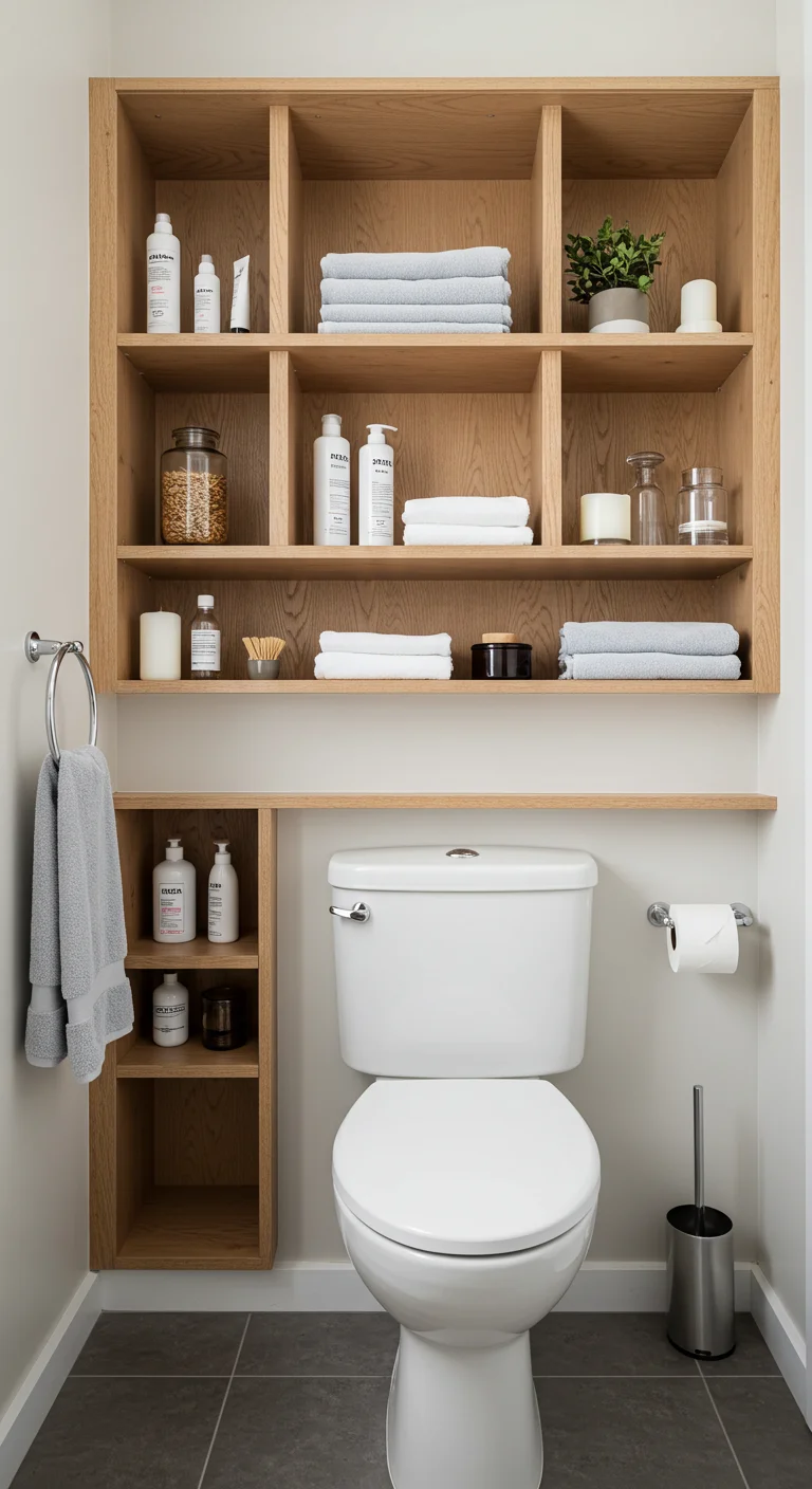 14. Niche Necessities: Built-In Shelving Solutions